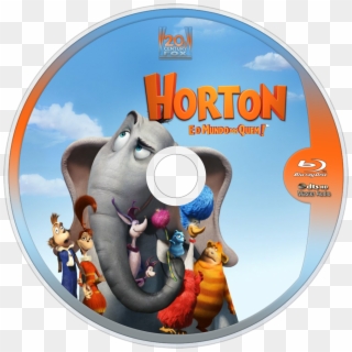 Horton Hears A Who Bluray Disc Image - Horton Hears A Who 2008 Movie Clipart