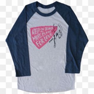 Running Baseball Tee - Long-sleeved T-shirt Clipart