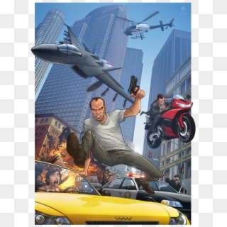 First Gta V Artwork From Patrick Brown Clipart