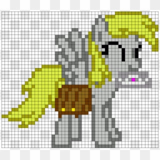 Derpy Hooves My Little Pony Perler Bead Pattern / Bead - Bead Clipart