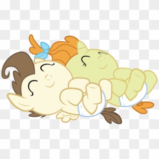 Derpy Hooves And Pinkie Pie Reacting With Happy Birthday - Mlp Pumpkin And Pound Cake Clipart