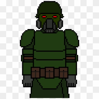 Armored Shock Trooper - Explosive Weapon Clipart