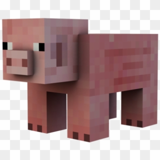 Vector Huge - Minecraft Pig Transparent Background Clipart