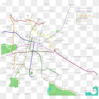 File - Plan Metra Mexico City Clipart