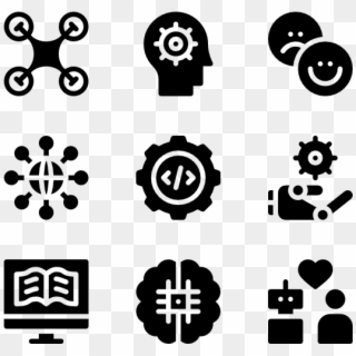 Artificial Intelligence - Discussing Icon Clipart