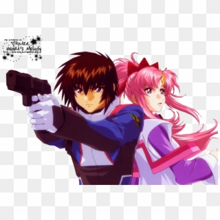 Lacus Clyne X Kira Yamato - Lacus Clyne And Kira Png Clipart