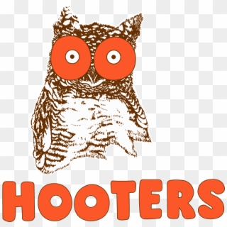 Hootersowl And Text Hooters - Restaurant With Owl Logo Clipart