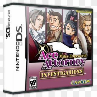 Ace Attorney Investigations - Ace Attorney Investigations Miles Edgeworth Clipart