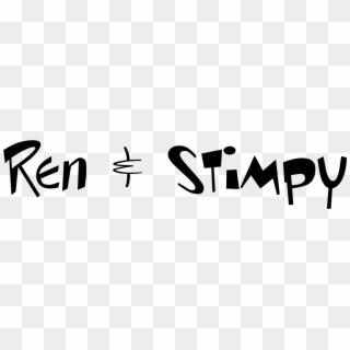 Ren & Stimpy - Calligraphy Clipart