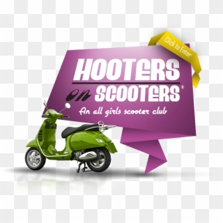 Copyright Hooters On Scooters® - Vespa Clipart