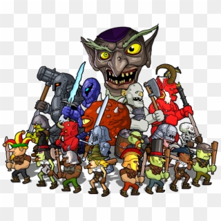 The Main Features - Rampage Knights Monsters Clipart