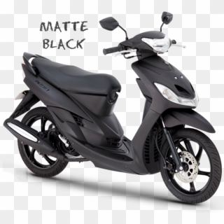 A Sharper Design That Modernizes The Overall Look - Yamaha Mio Sporty Matte Black Clipart