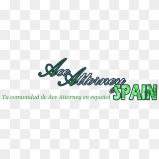 Ace Attorney Spain - Calligraphy Clipart