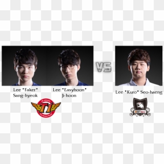 The Two-headed Monster Of Faker And Easyhoon Make Up - Sk Telecom T1 Clipart