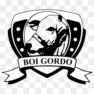 Boi Gordo Logo Black And White - Açougue Clipart