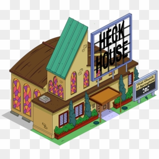Heck House, Heck House Tapped Out - Simpsons Church Clipart