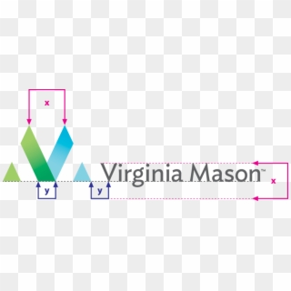 Virginia Mason Vertical Logo Proportion And Spacing - Vm Clipart