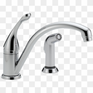 Single Handle Kitchen Faucet With Spray - Delta 141 Dst Clipart