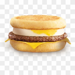 Sausage & Egg Mcmuffin® - Plain Burger With Egg Clipart