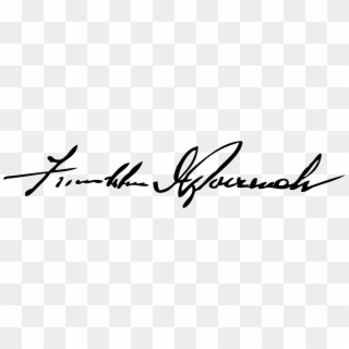Firma De Franklin Delano Roosevelt Firma - Franklin Delano Roosevelt Signature Clipart