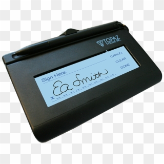 Digitalizador De Firmas Topaz Siglite Tl460 T Lbk460 - Lcd Signature Pad Clipart