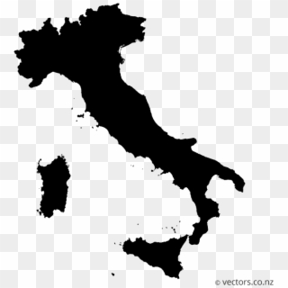 Blank Vector Map - Italy Map Vector Free Clipart