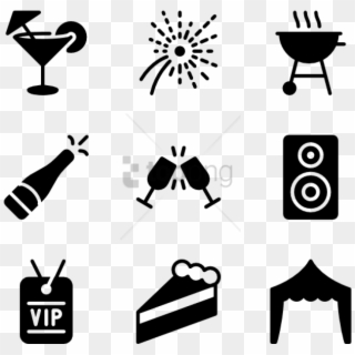 Free Png Party & Event 30 Icons Clipart