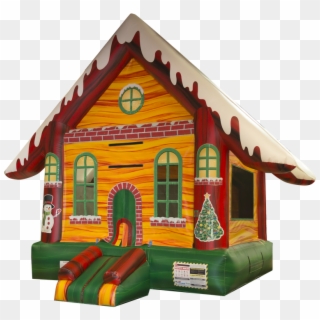 Holiday Fun Bounce House - House Clipart