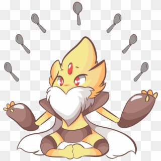 Mega Alakazam - Cartoon Clipart