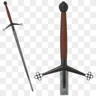 The Mainstay Of The Highland Warriors Of The Late 15th - Scottish Claymore Sword Clipart