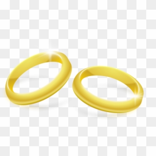 Wedding - Transparent Five Golden Rings Clipart