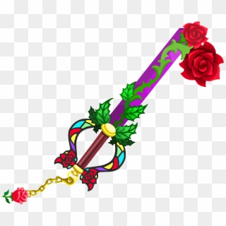 Divine Rose04 - Divine Rose Keyblade Kh 1.5 Clipart