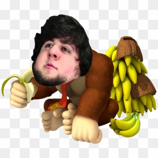 Jontron - Donkey Kong With Banana Clipart