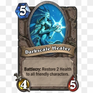 Darkscale Healer Card - Second Rate Bruiser Hearthstone Clipart