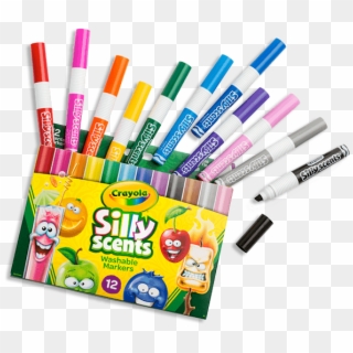 Silly Scents Crayons Pencils - Crayola Marker Png Clipart