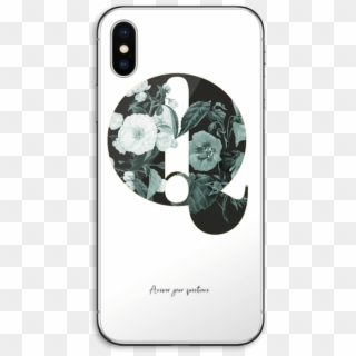 Flower Q Skin Iphone X - Mobile Phone Case Clipart