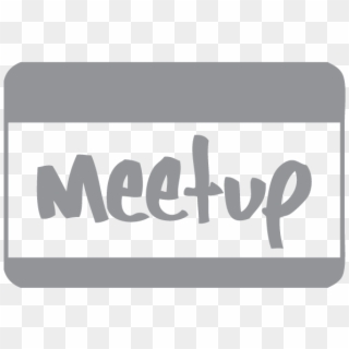 In - Meetup White Icon Clipart
