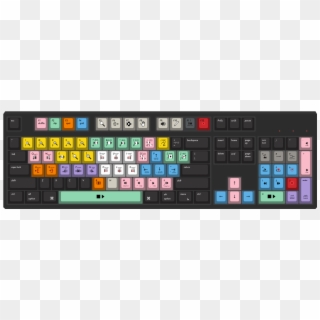 Pro Tools Layout By Composerken 104-key Custom Mechanical - Sunset Blue Gradient Keycaps Clipart