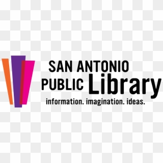 Library Book Collections - San Antonio Public Library Logo Clipart