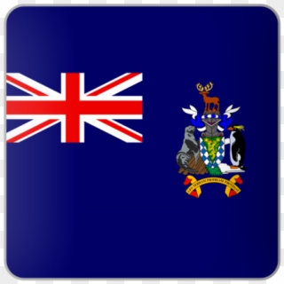 Illustration Of Flag Of South Georgia And The South - South Georgia And The South Sandwich Islands Icons Clipart