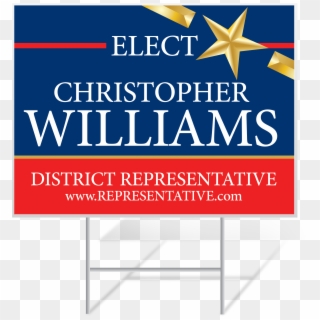 Political Yard Signs From Banners - Scofield Clipart