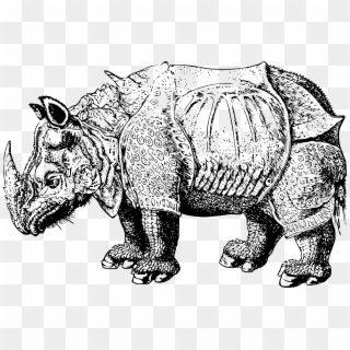 Big Image - Renaissance Rhino Clipart
