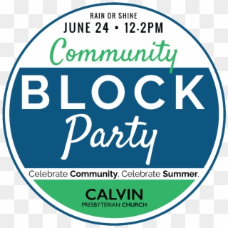 2017 Block Party Logo - Hilmar, California Clipart