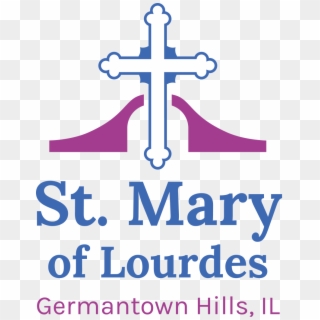 Mary Of Lourdes Catholic Church - Cross Clipart