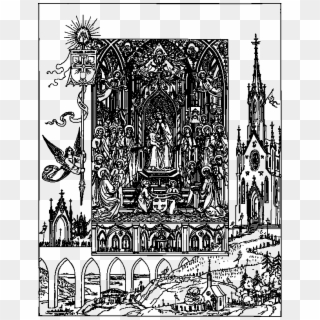 Input Saint Mary The Blessed Virgin Lithograph Clipart