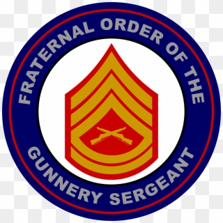 Fraternal Order Of The Gunnery Sergeant - Emblem Clipart