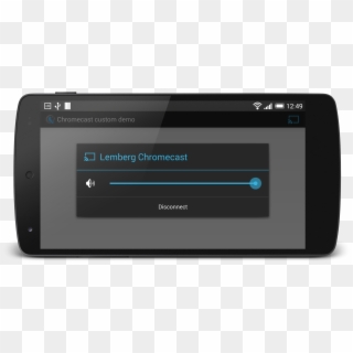 Connecting Chromecast Device - Mediaroutebutton Android Clipart