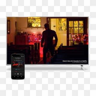 Behind Chromecast, To Speakers, Android Tvs, Game Consoles - Daredevil Season 3 Set Clipart