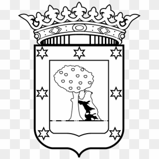 Comunidad De Madrid Logo Black And White - Cartoon Clipart