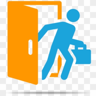 Icon Exit , Png Download - Employee Exit Icon Clipart